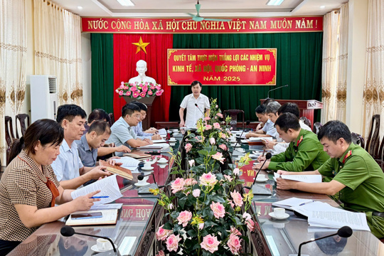 Xã Xuân Trường triển khai kế hoạch làm giàu, làm sạch cơ sở dữ liệu quốc gia về đất đai
