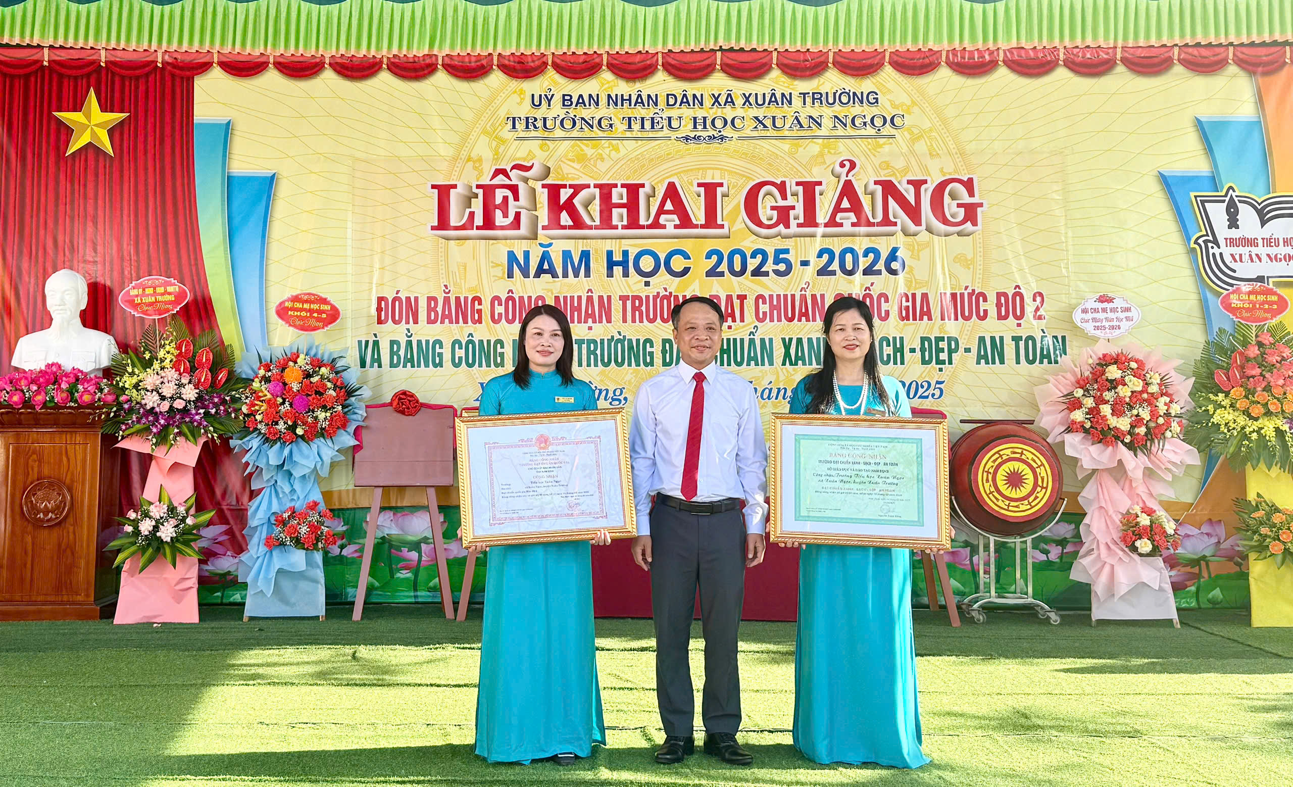 Trường Tiểu học Xuân Ngọc tổ chức khai giảng năm học mới 2025 - 2026