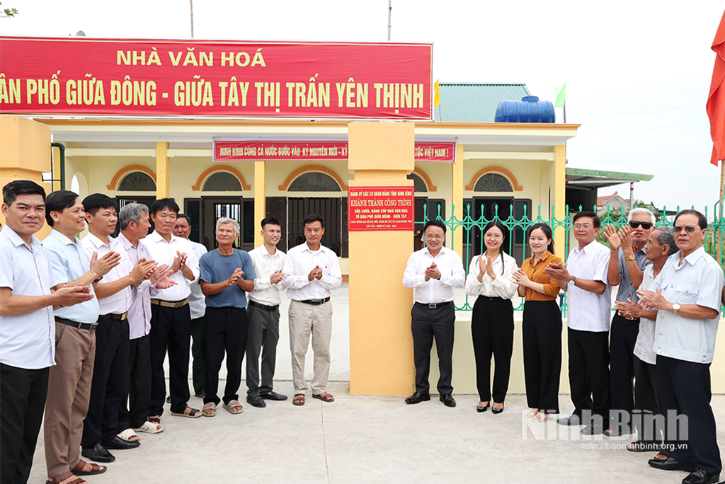 Khánh thành công trình chào mừng Đại hội Đảng bộ các cơ quan Đảng tỉnh lần thứ nhất, nhiệm kỳ 2025-2030 