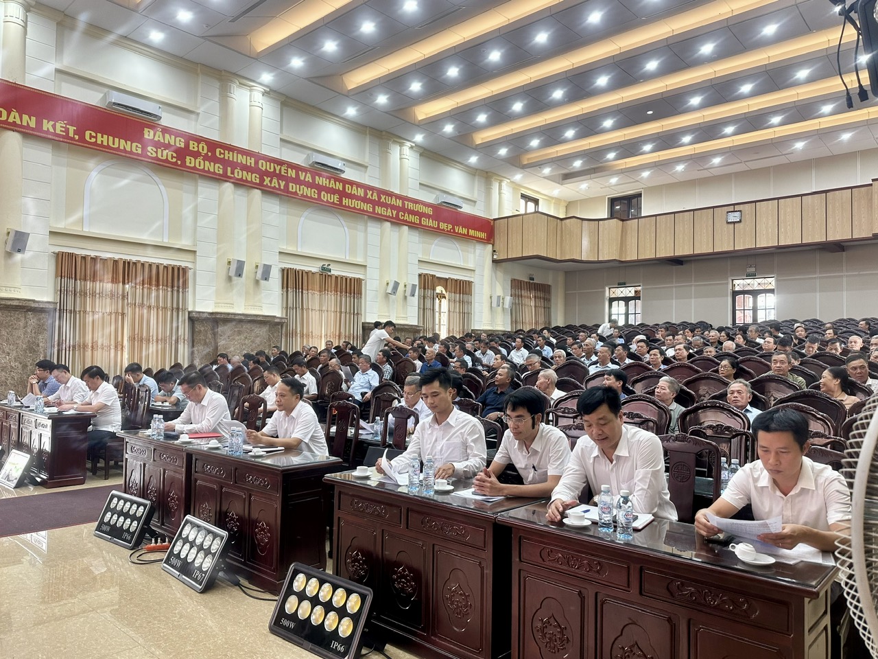 Xã Xuân Trường tổ chức hội nghị triển khai phương án đổi tên xóm, Tổ dân phố và hướng dẫn lấy ý kiến cử tri đại diện hộ gia đình trên địa bàn xã sau sắp xếp đơn vị hành chính năm 2025