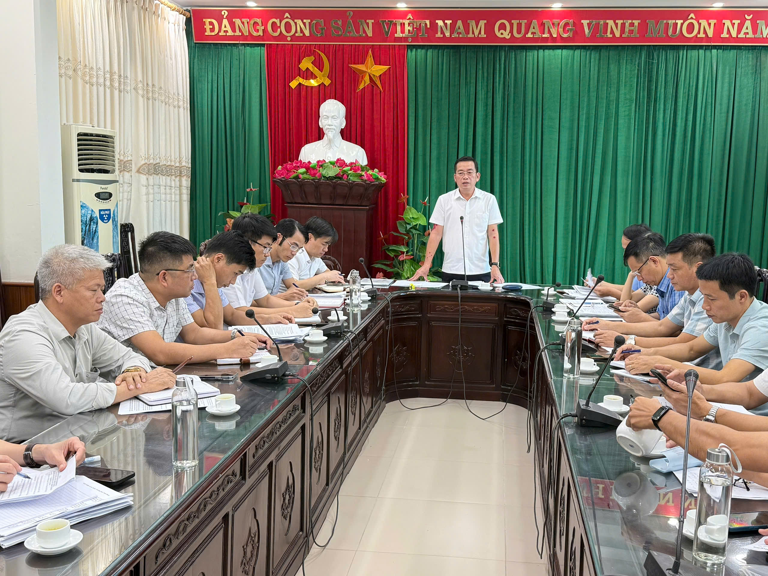 Hội nghị rà soát công tác chuẩn bị tổ chức Đại hội Đảng bộ xã lần thứ 1, nhiệm kỳ 2025 - 2030 