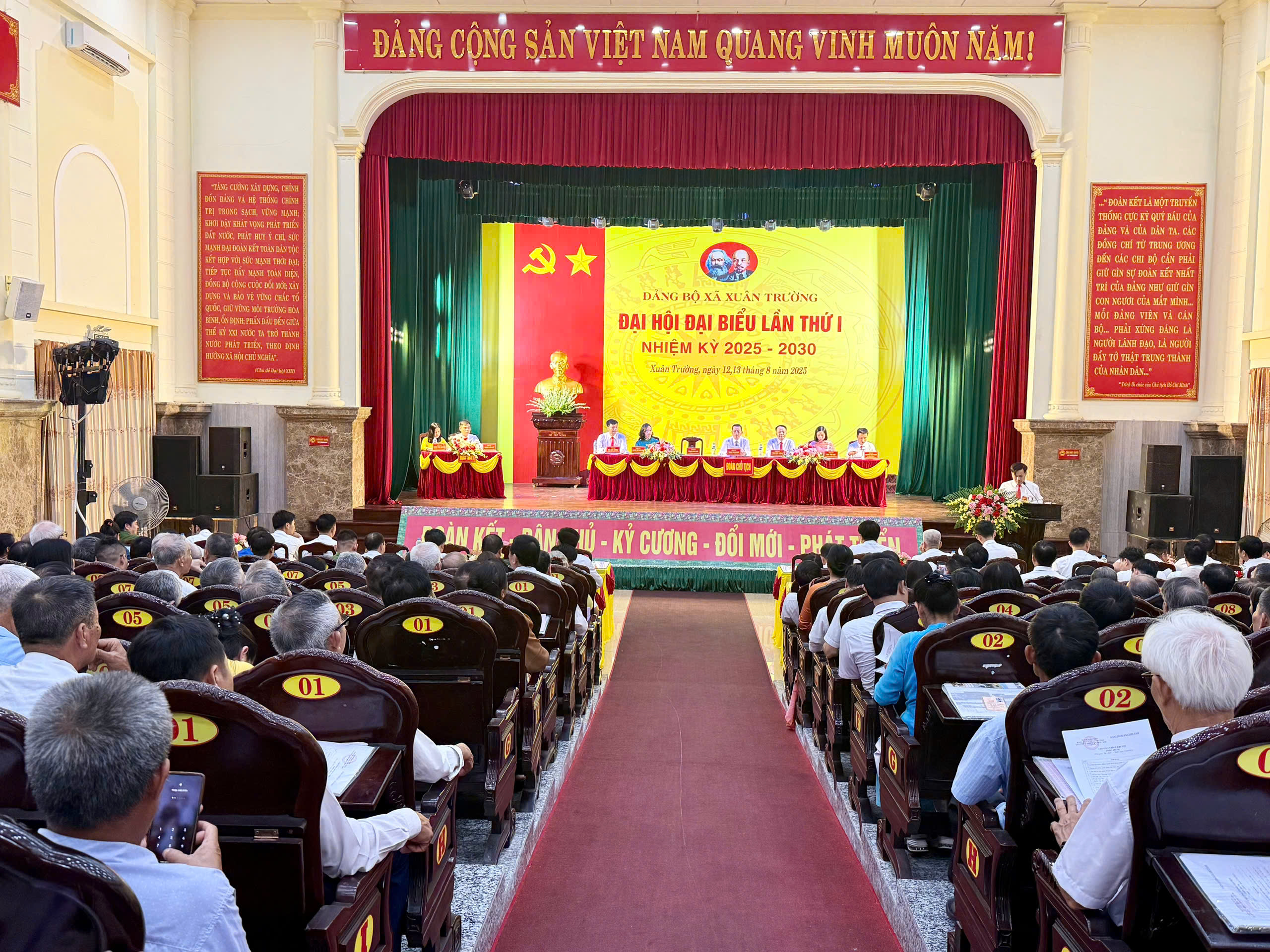  Xã Xuân Trường tổ chức phiên trù bị Đại hội đại biểu Đảng bộ xã  lần thứ I, nhiệm kỳ 2025 – 2030