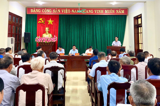 BTV Đảng ủy xã Xuân Trường tổ chức hội nghị giao ban triển khai một số nhiệm vụ trọng tâm trong thời gian tới 